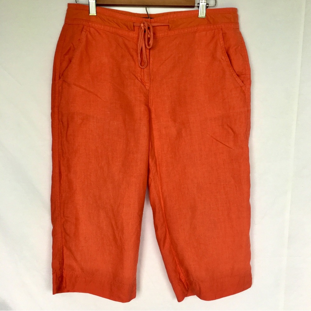 Women’s Talbots Irish Capri Dress Pants Drawstring Size 8P